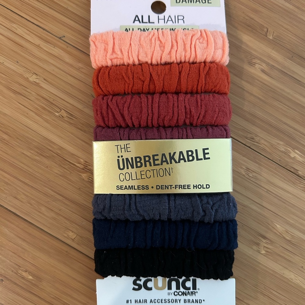 Scrunchi hair ties